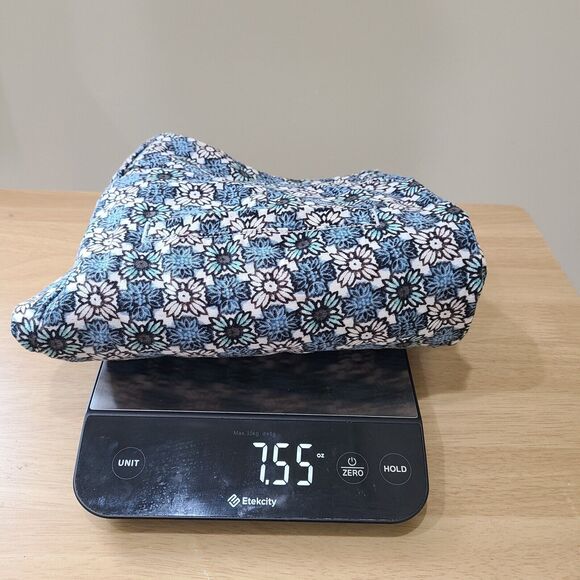 Loft Womens Floral Shorts Size 2 Blue White Summer Linen Blend Y2K Beachy - Picture 9 of 9